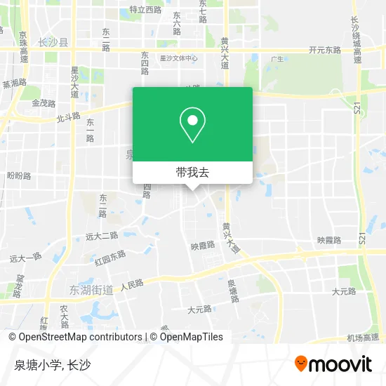 泉塘小学地图