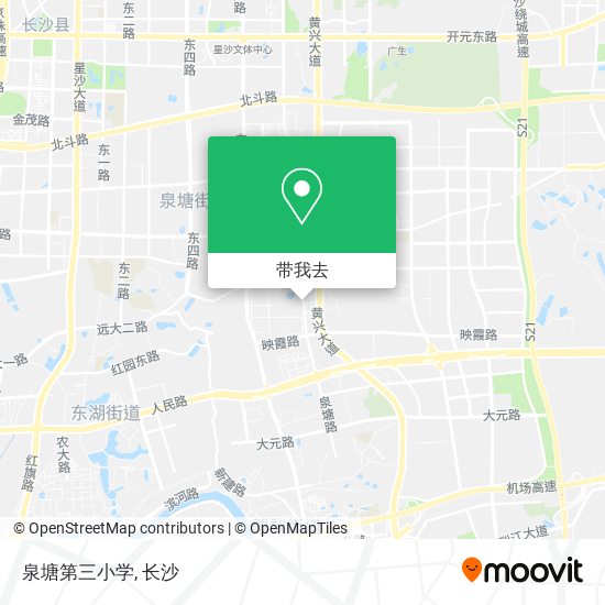 泉塘第三小学地图