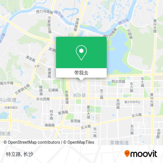 特立路地图