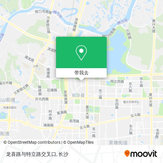 龙喜路与特立路交叉口地图