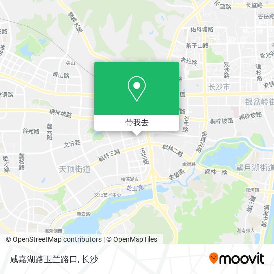 咸嘉湖路玉兰路口地图