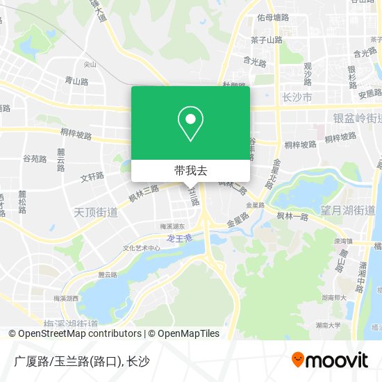 广厦路/玉兰路(路口)地图