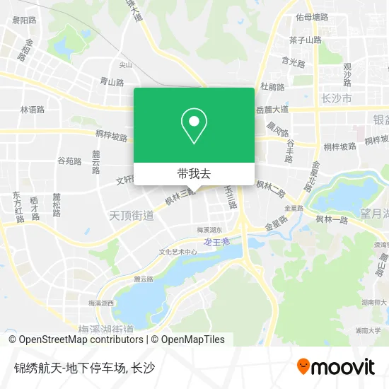 锦绣航天-地下停车场地图
