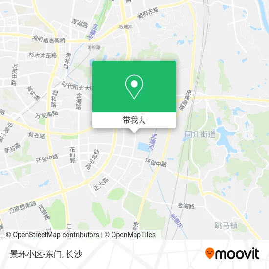 景环小区-东门地图