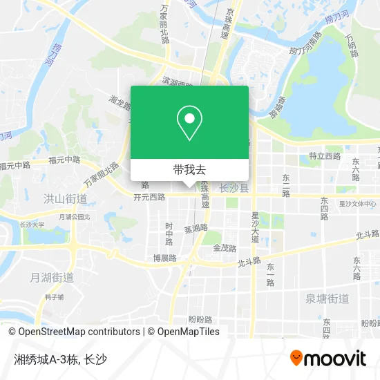 湘绣城A-3栋地图