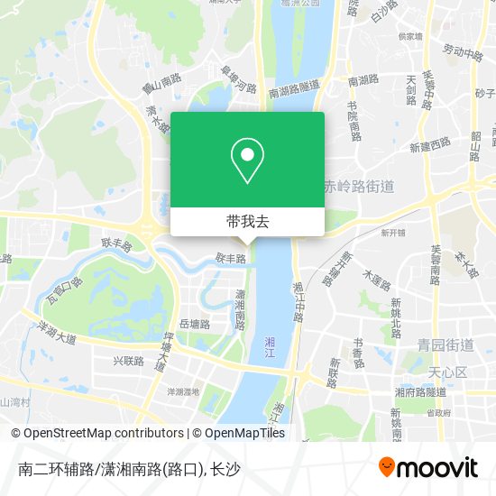 南二环辅路/潇湘南路(路口)地图