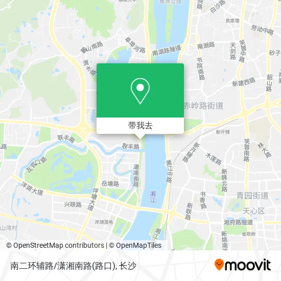 南二环辅路/潇湘南路(路口)地图