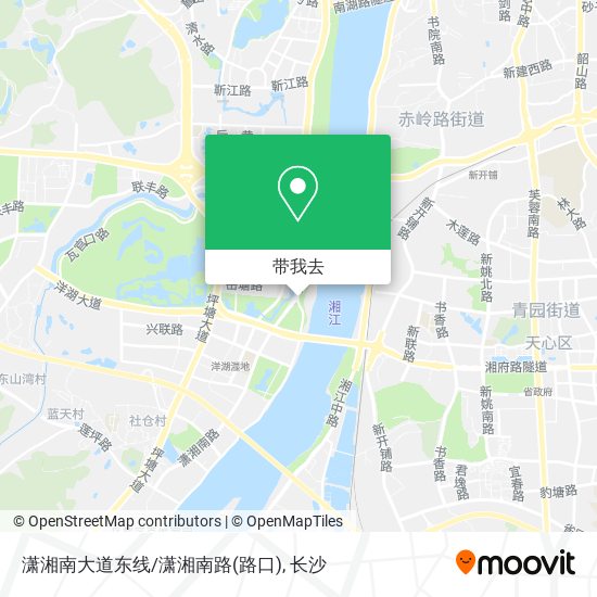 潇湘南大道东线/潇湘南路(路口)地图