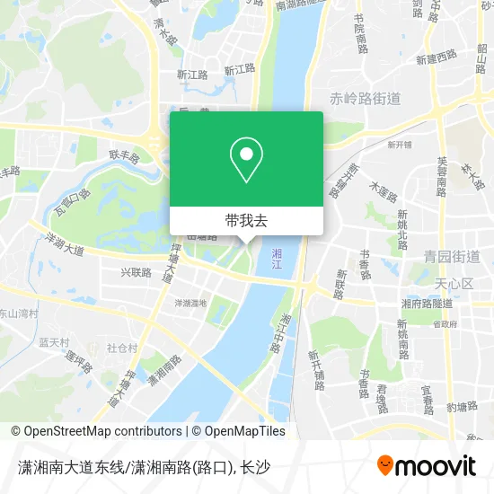 潇湘南大道东线/潇湘南路(路口)地图
