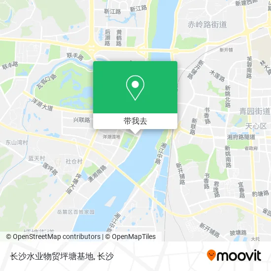 长沙水业物贸坪塘基地地图
