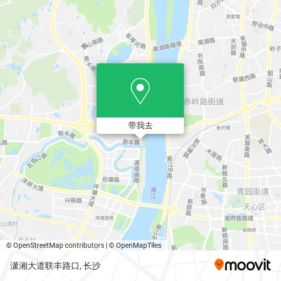 潇湘大道联丰路口地图