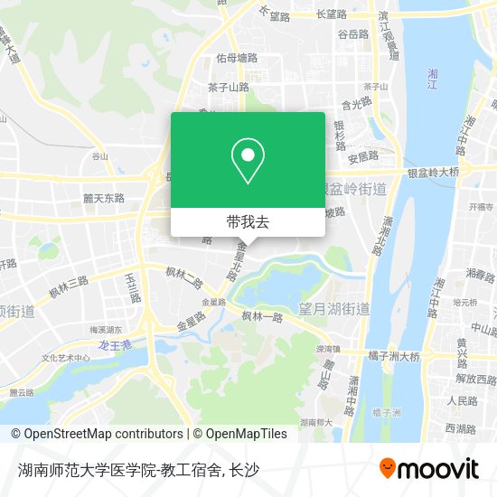 湖南师范大学医学院-教工宿舍地图