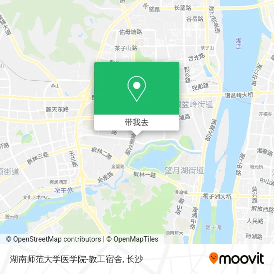 湖南师范大学医学院-教工宿舍地图