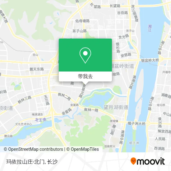 玛依拉山庄-北门地图