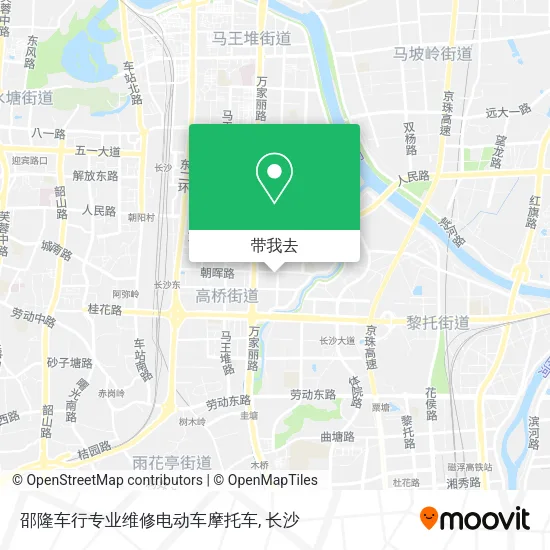 邵隆车行专业维修电动车摩托车地图