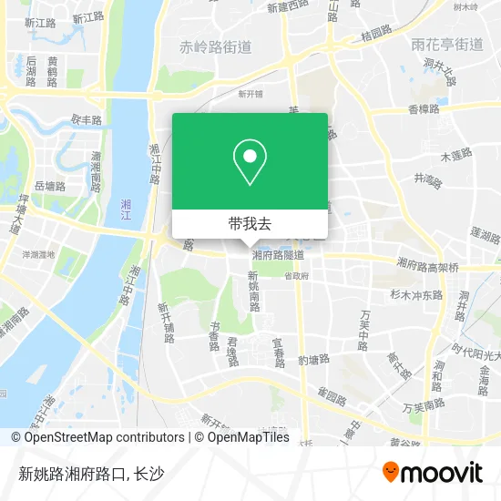 新姚路湘府路口地图