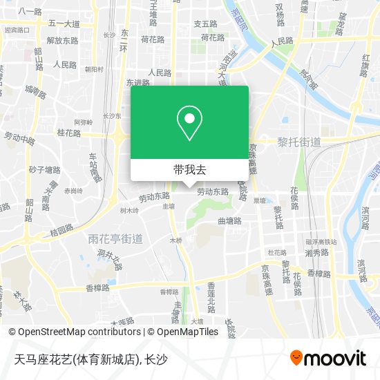 天马座花艺(体育新城店)地图