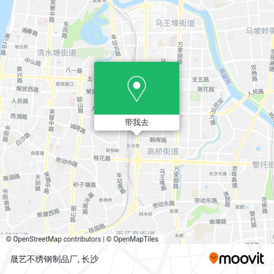 晟艺不绣钢制品厂地图