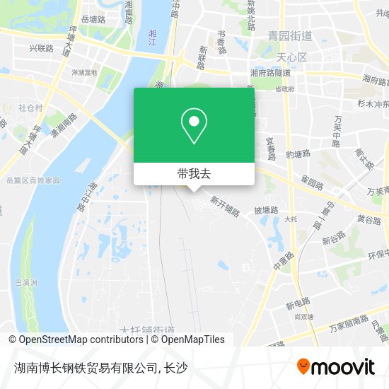 湖南博长钢铁贸易有限公司地图