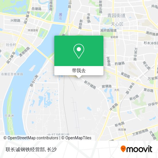 联长诚钢铁经营部地图