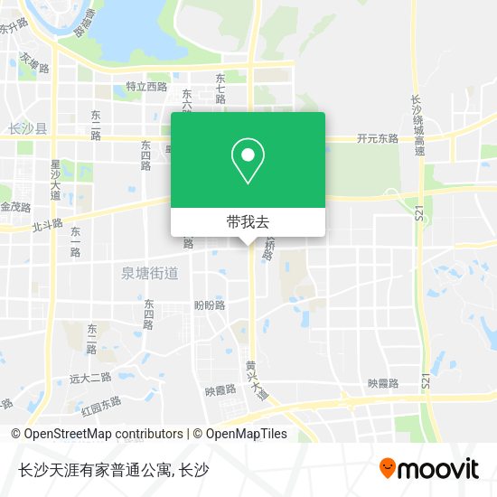 长沙天涯有家普通公寓地图
