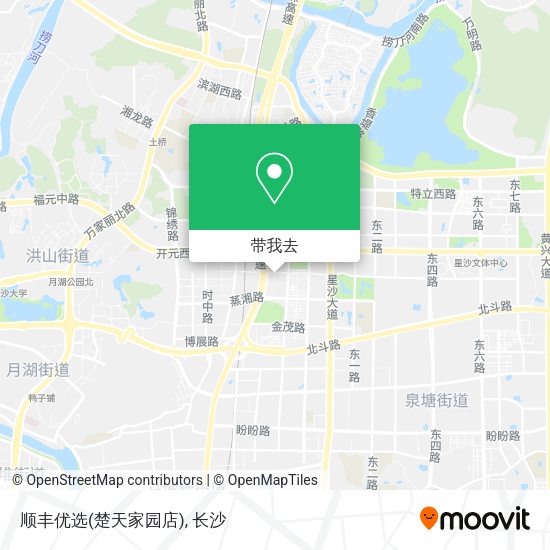 顺丰优选(楚天家园店)地图