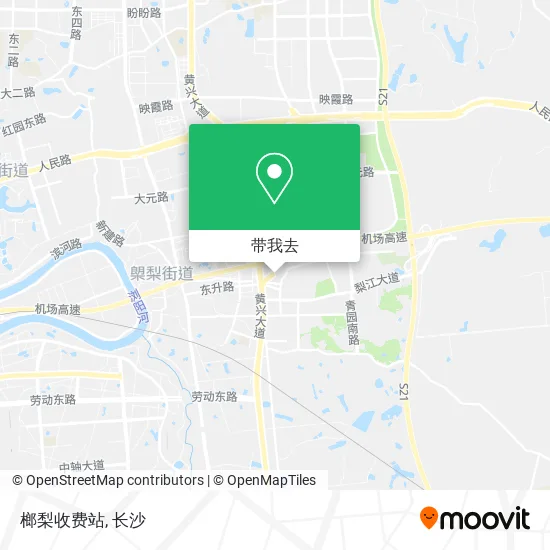 榔梨收费站地图