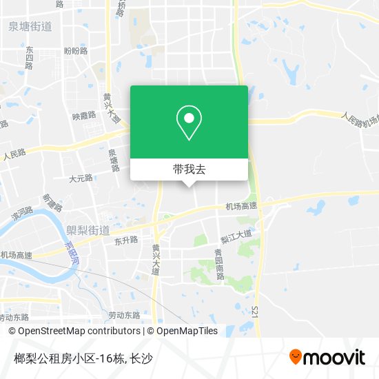 榔梨公租房小区-16栋地图