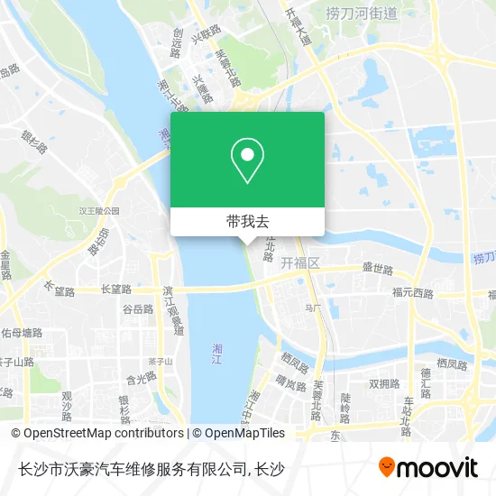 长沙市沃豪汽车维修服务有限公司地图