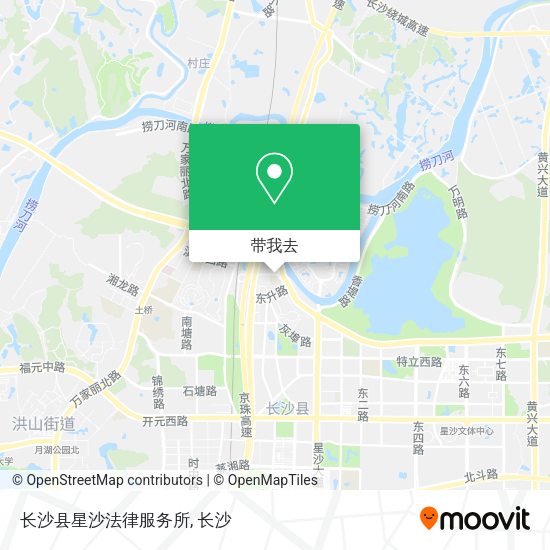 长沙县星沙法律服务所地图