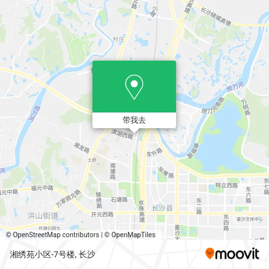 湘绣苑小区-7号楼地图