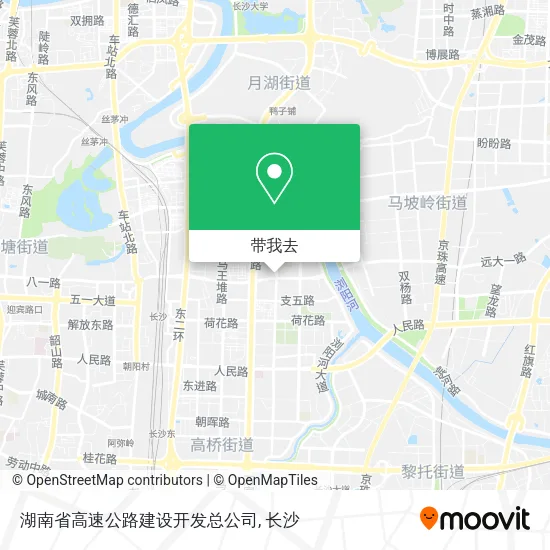 湖南省高速公路建设开发总公司地图