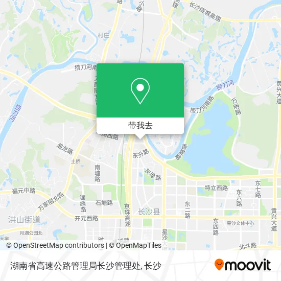 湖南省高速公路管理局长沙管理处地图