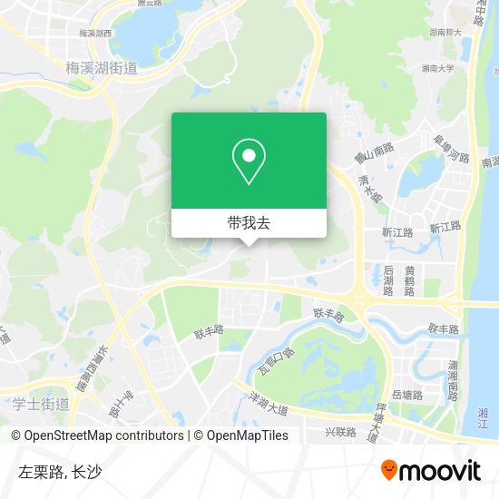 左栗路地图