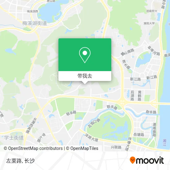 左栗路地图