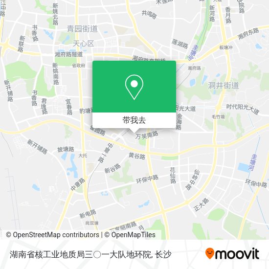 湖南省核工业地质局三〇一大队地环院地图