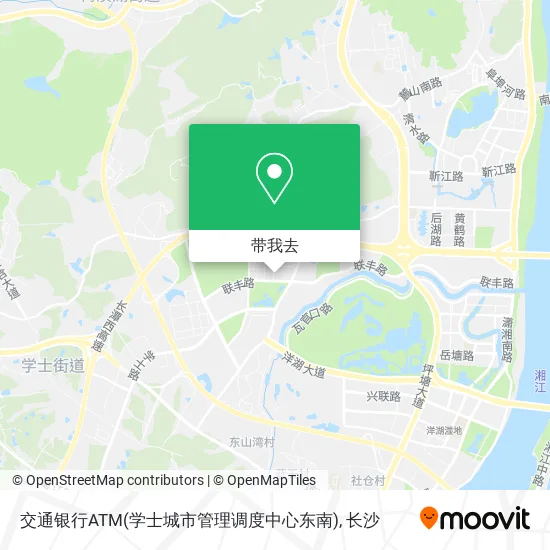 交通银行ATM(学士城市管理调度中心东南)地图