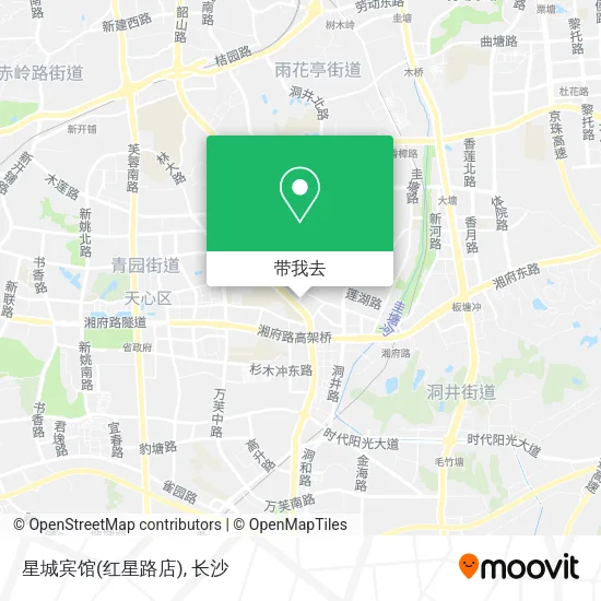 星城宾馆(红星路店)地图