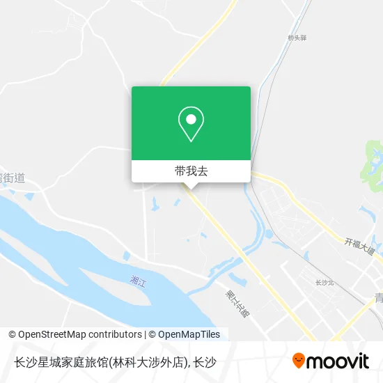 长沙星城家庭旅馆(林科大涉外店)地图