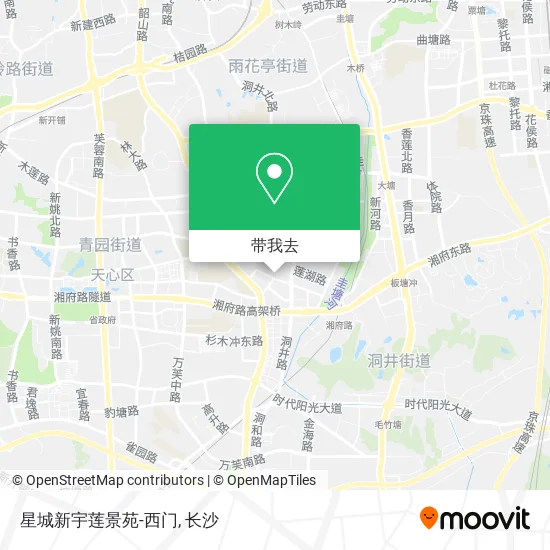 星城新宇莲景苑-西门地图