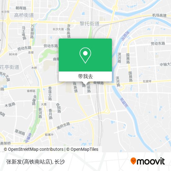 张新发(高铁南站店)地图
