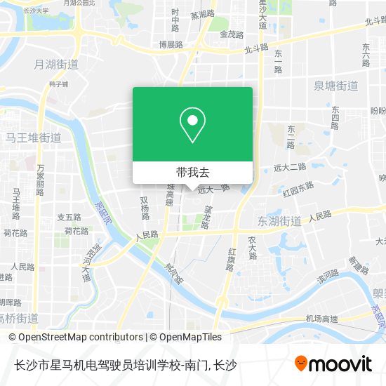 长沙市星马机电驾驶员培训学校-南门地图