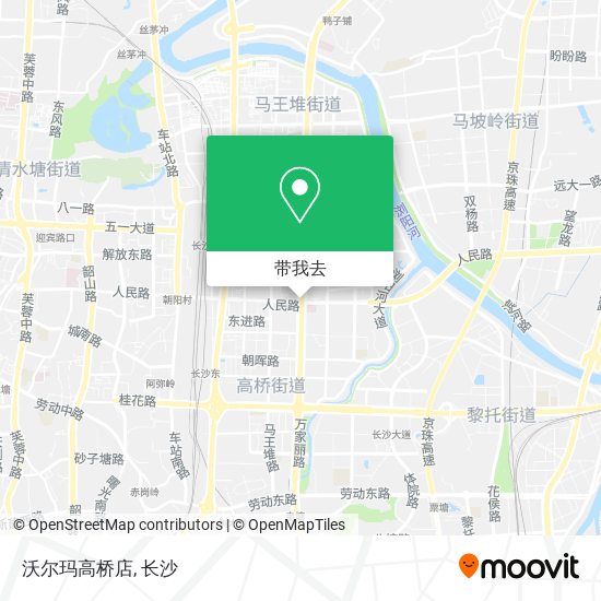 沃尔玛高桥店地图