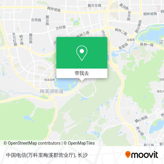中国电信(万科里梅溪郡营业厅)地图