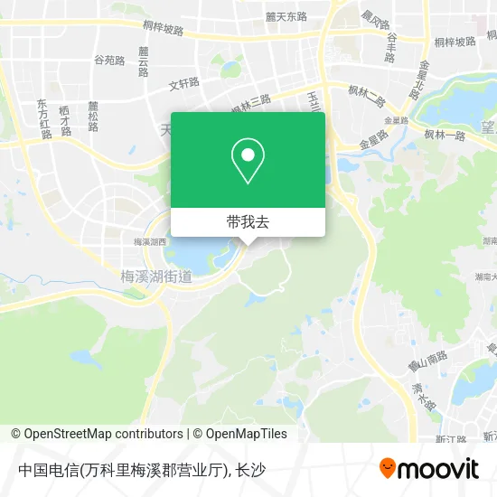 中国电信(万科里梅溪郡营业厅)地图