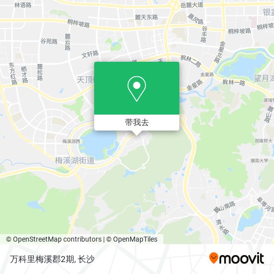 万科里梅溪郡2期地图