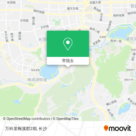 万科里梅溪郡2期地图