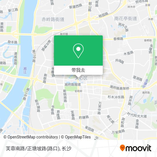 芙蓉南路/正塘坡路(路口)地图