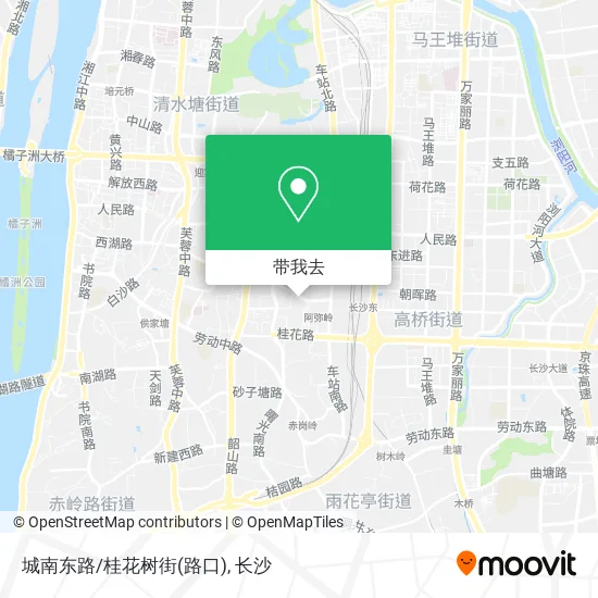 城南东路/桂花树街(路口)地图