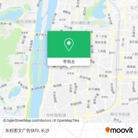 东程图文广告快印地图